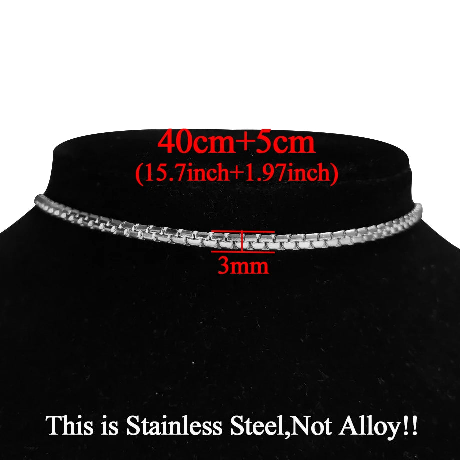 2024 High Quality Clavicle Blade Chains Dropshipping Women Gold Silver Color Stainless Steel 35+5Cm Snake Choker Necklace Chain